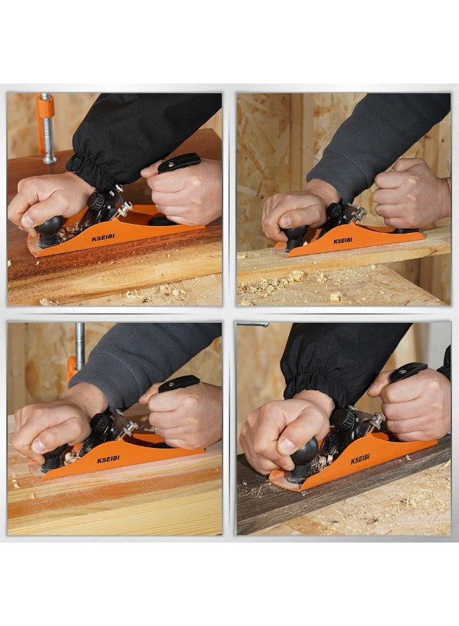 KSEIBI Adjustable Bench Plane/ Plastic Handle, To Smooth the Surface of a Wooden Workpiece, Flattening Boards, Trimming and Fitting, Shaping and Contouring, Suitable for Woodworking and Craftsmanship. - Image 5